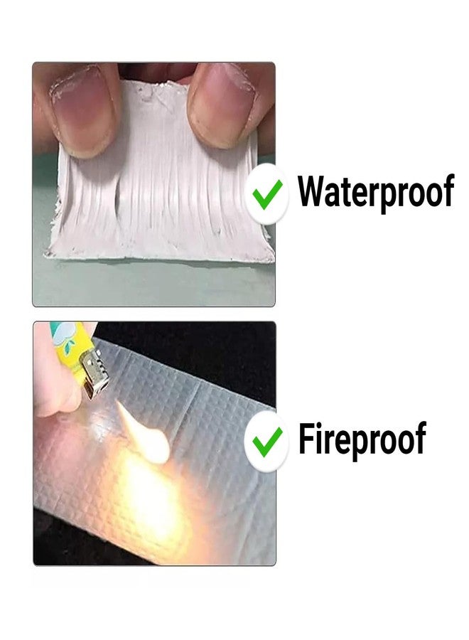 TRENDIKRAFT Waterproof Adhesive Butyl Heavy Duty Aluminium Roof Leakage Tape with Strong Liquid Rubber Sealer Tape for Kitchen Sink Pipe Tank Leakage Water Proof Seal Repair Tep (2 inch x 3 mtr) - Image 5